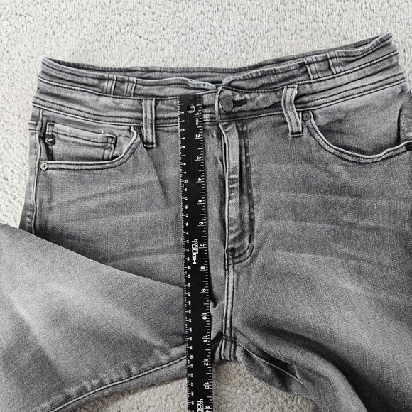 Kancan Jeans Womens 31 (33x27) Gray Skinny High Rise Raw Hem - Picture 10 of 16